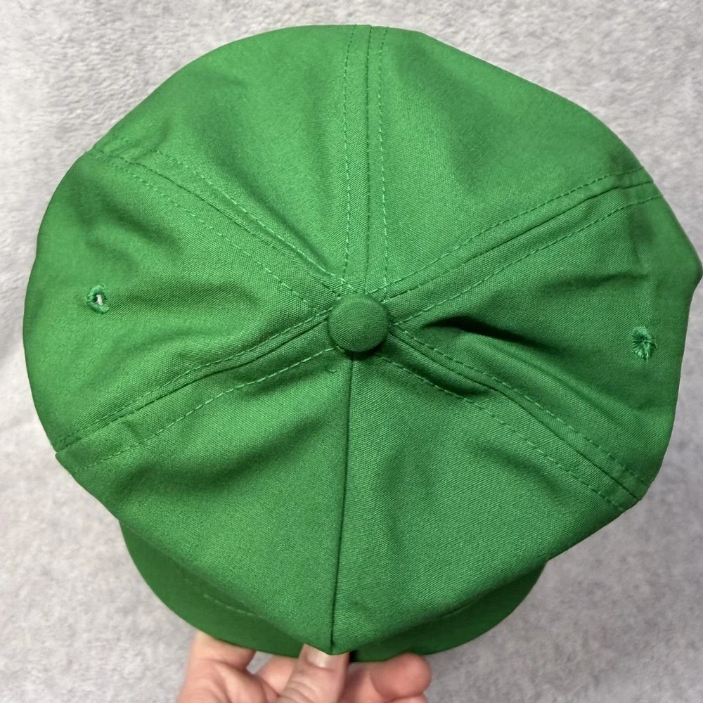 Embroider America Hat Cap Snap Back‎ Mens One Size Green Rope Blank Made USA